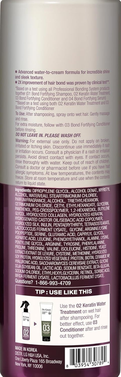 Dr. Groot Bond Soin Traitant Fortifiant Cheveux à la Kératine Liquide